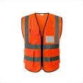 Hi vis security reflective safety vests customised vest short